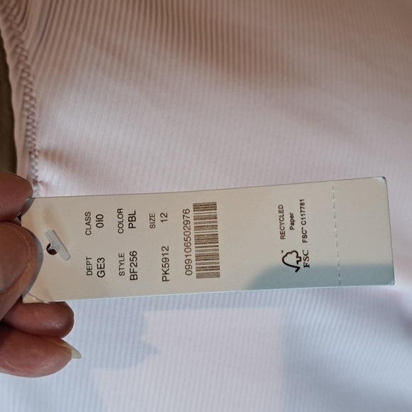 J.CREW Re-imagined Pink Plunging Scoop Back One Piece Swimsuit - Picture 5 of 9